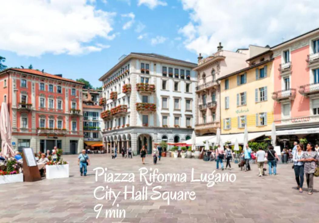 Modern Boho Style Suite In Lugano City -By Easylife Swiss Exteriör bild