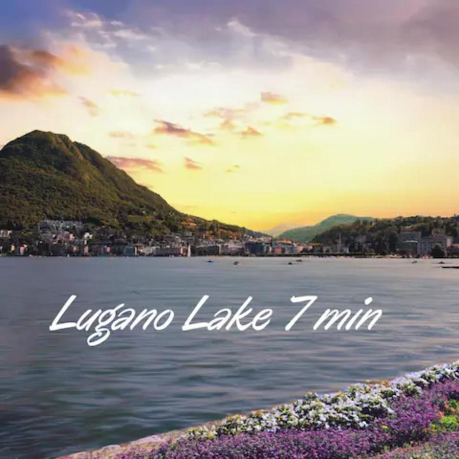 Modern Boho Style Suite In Lugano City -By Easylife Swiss Exteriör bild